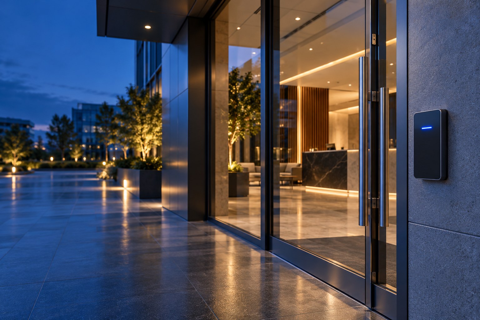 Illustrative access control installation